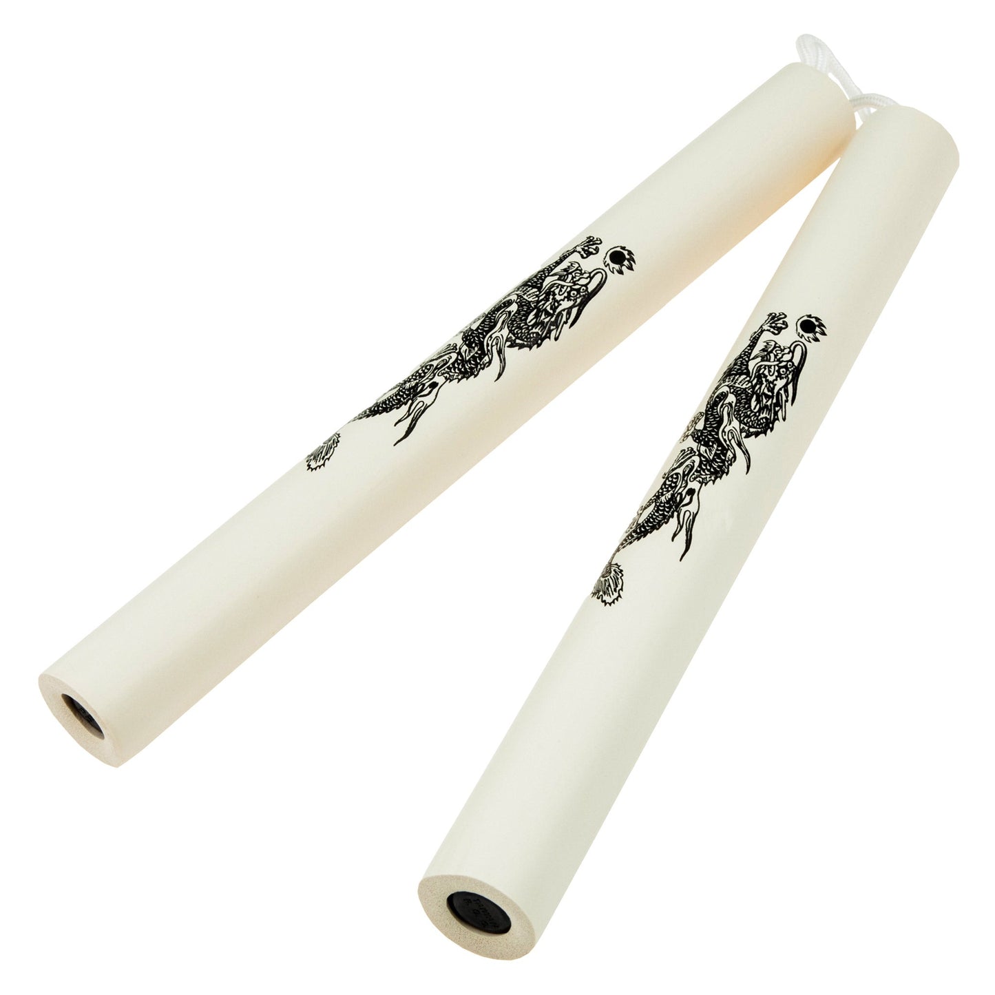 Practice Nunchaku Nunchucks W/Dragon Foam Black