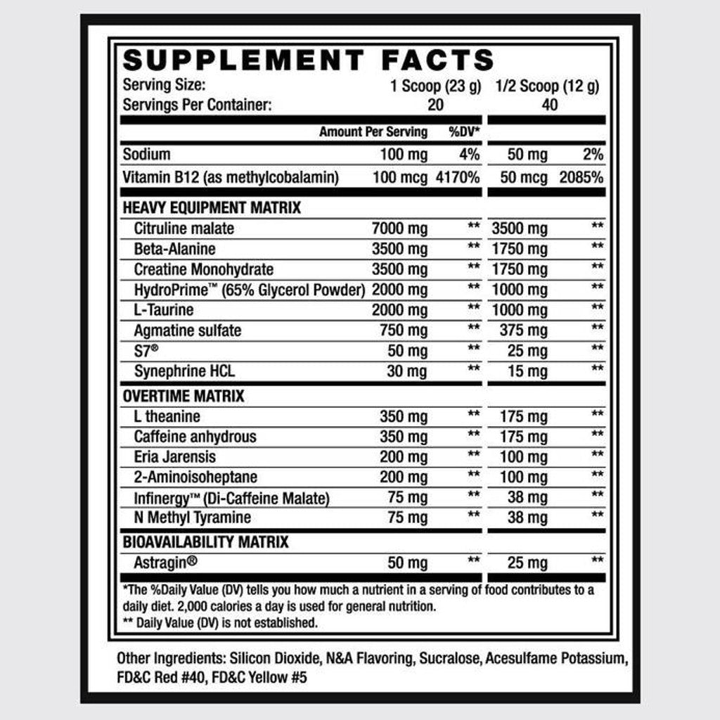 Reckoning XL - Pre Workout