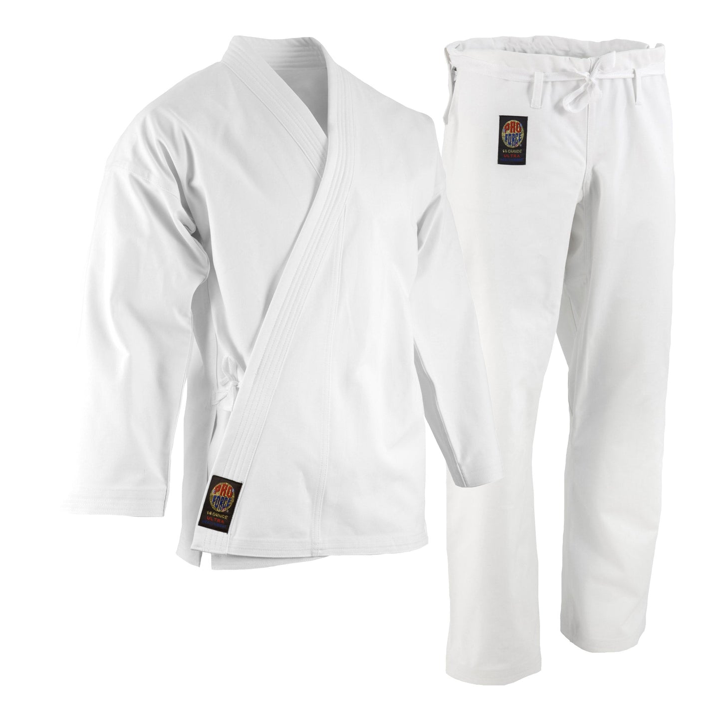 ProForce® Gladiator Ultra 14 oz. Brushed Cotton Karate Uniform (Traditional Drawstring) - 100% Cotton