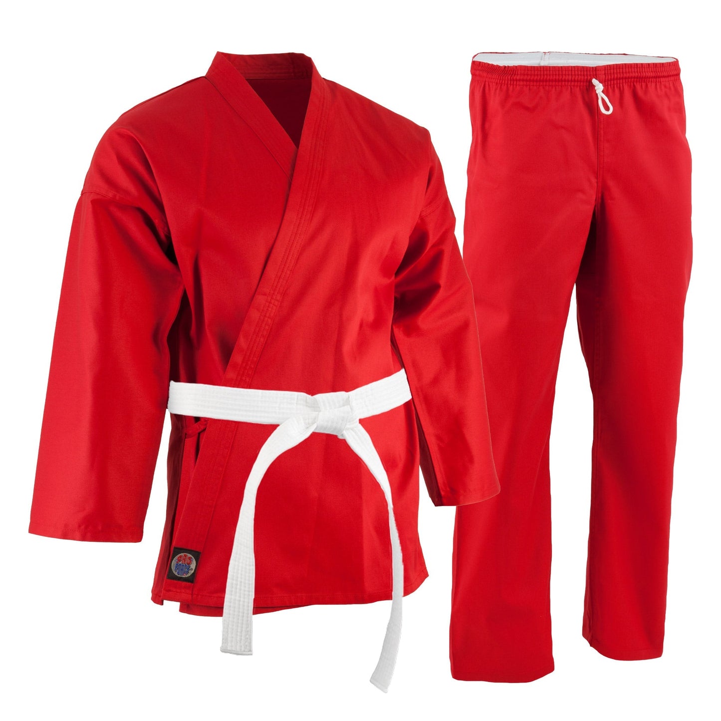 ProForce® Karate Uniform (Elastic Drawstring w/Free Belt) 6 oz. 55/45 Blend